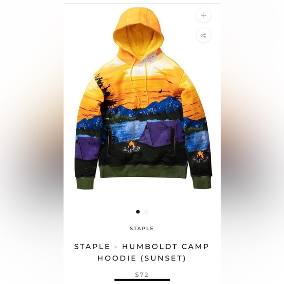 Staple Humboldt Camp Hoodie Sunset - Picture 8 of 8